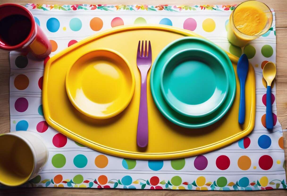 Les sets de table pour enfants : allier propreté et apprentissage