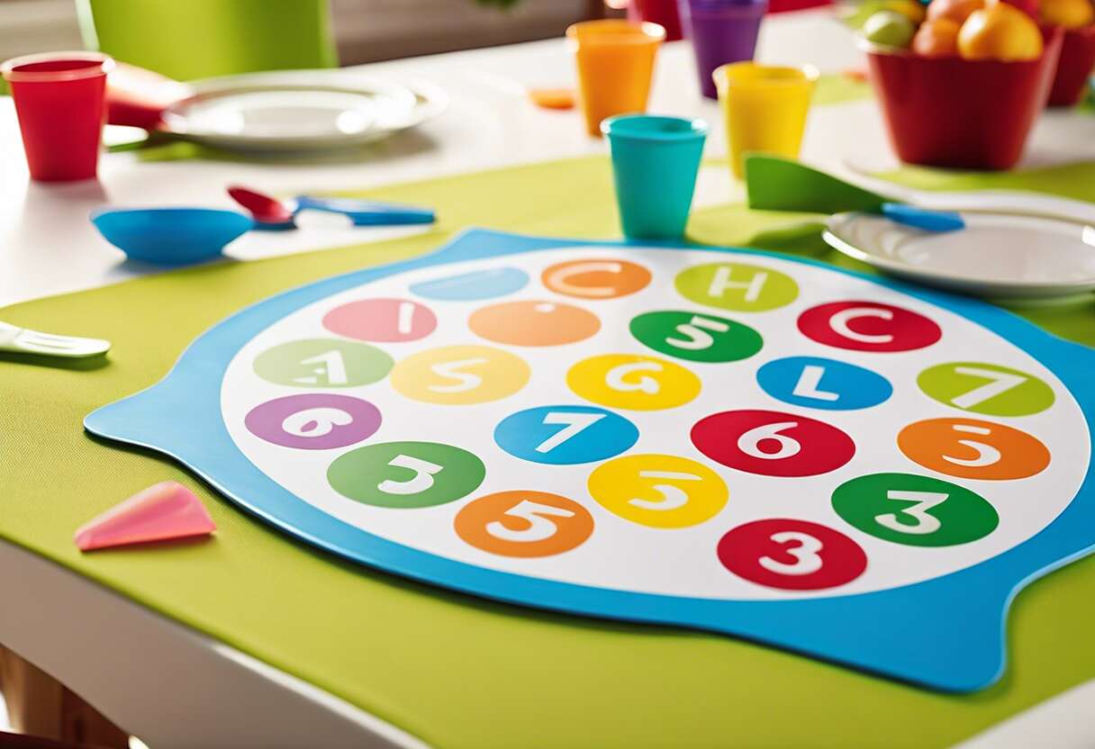 Un repas ludique : sets de table éducatifs pour enfants