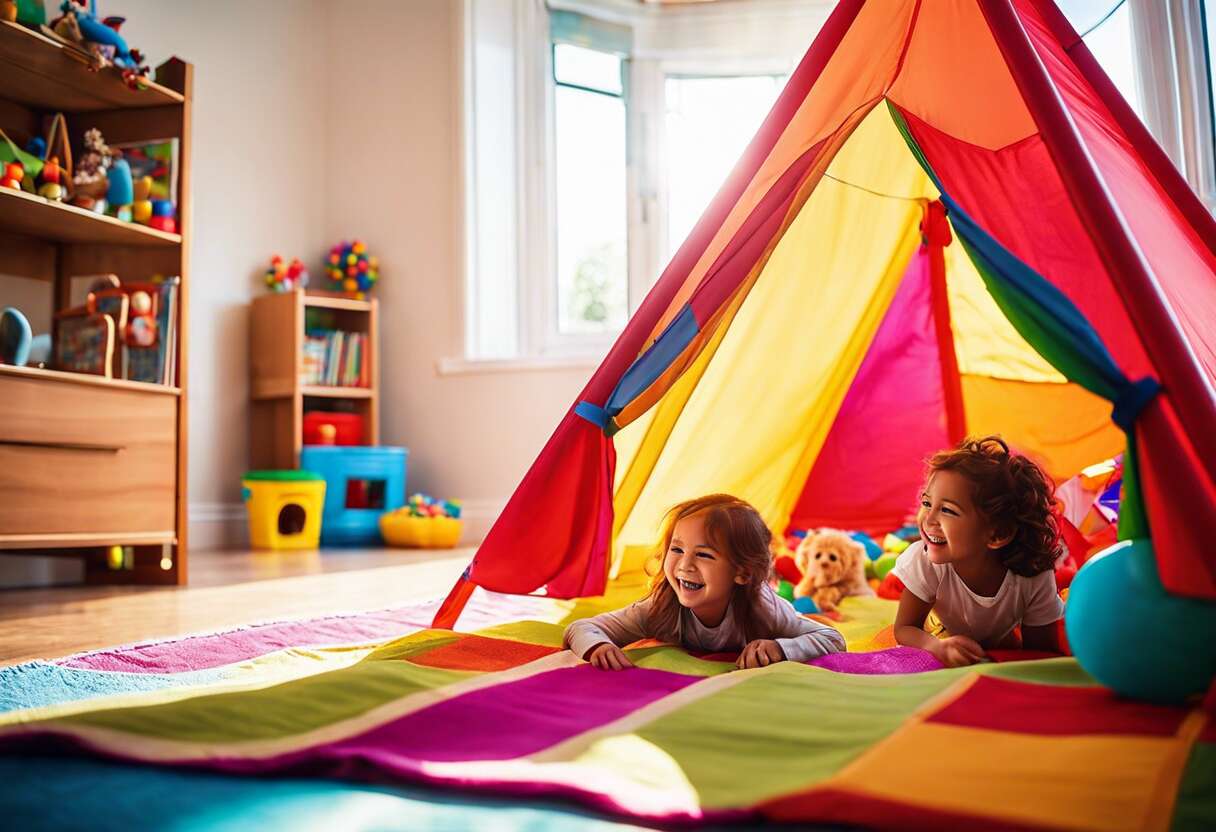 Le rôle catalyseur des tentes de jeu dans le développement créatif