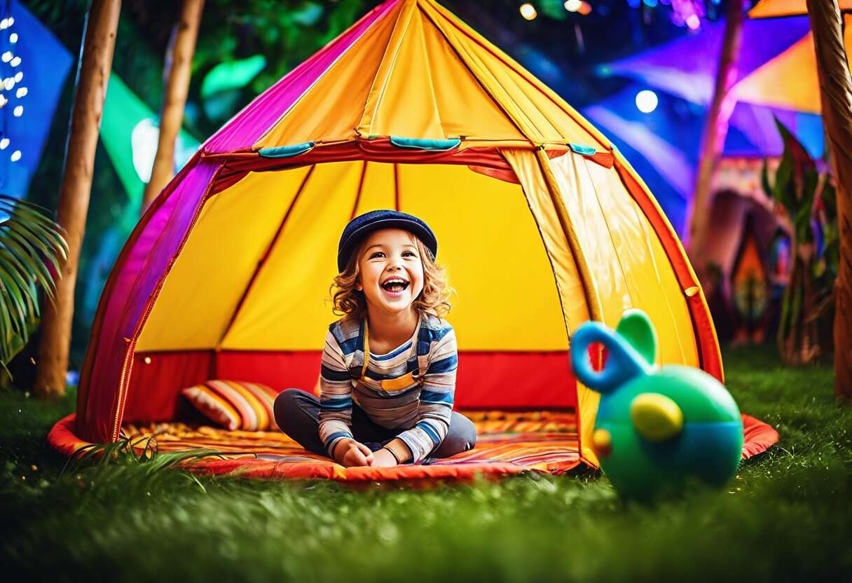 L'influence des tentes thématiques sur l'imagination des petits