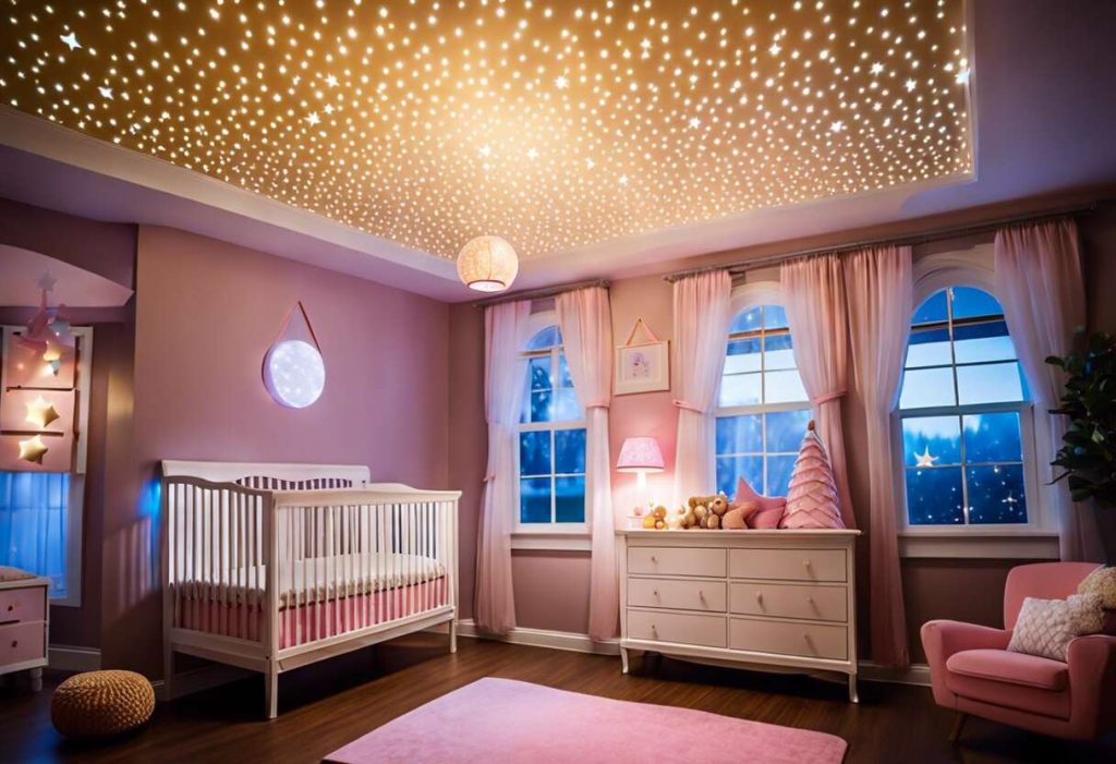 projecteurs étoiles incontournables pour une nursery féerique