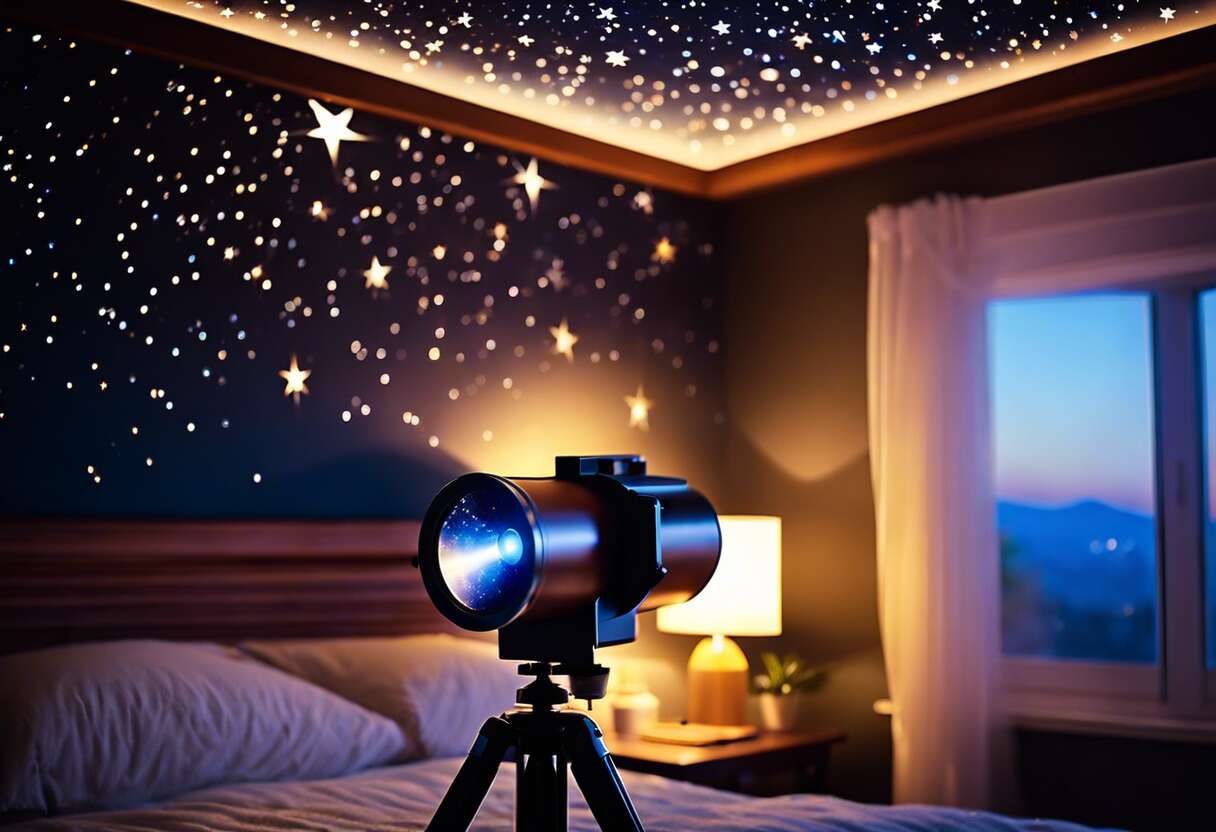 Plongée dans la voûte céleste : le projecteur d'étoiles pour apaiser les nuits