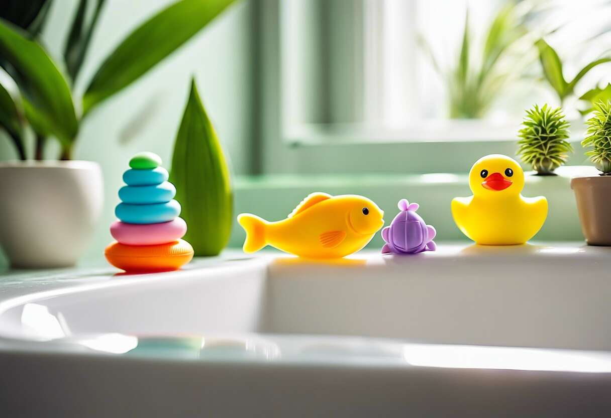 Les alternatives écologiques aux jouets de bain traditionnels