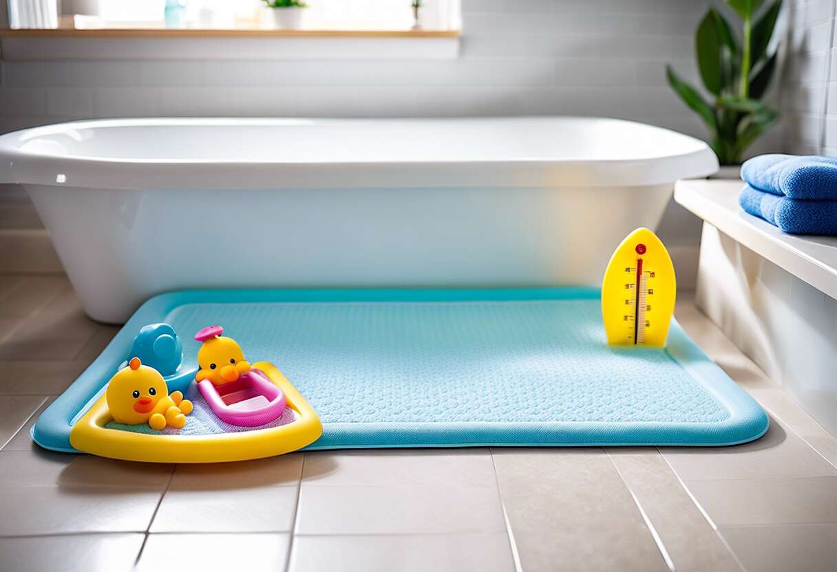 Sélectionner le matériel de bain adéquat pour bébé