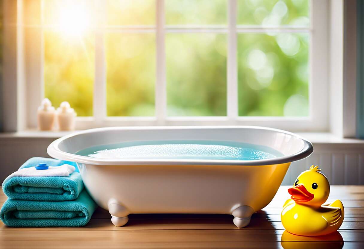 Température et produits : les clés d'un bain sécurisant pour nourrissons