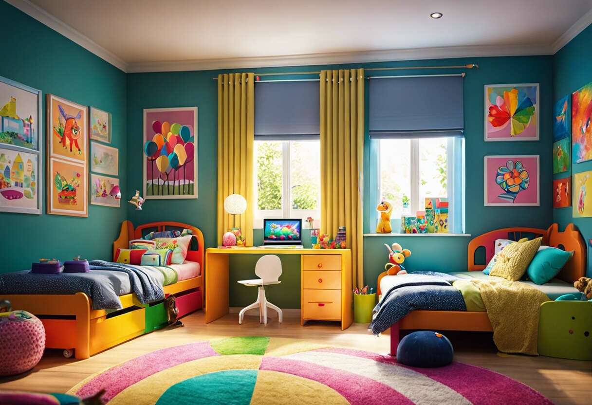 Lot De 3 Tableaux Décoratifs Pour Chambre Enfant - Affiches A4 Arc-en-ciel, Soleil - Décoration Murale Bohème Pour Fille Ou Bébé