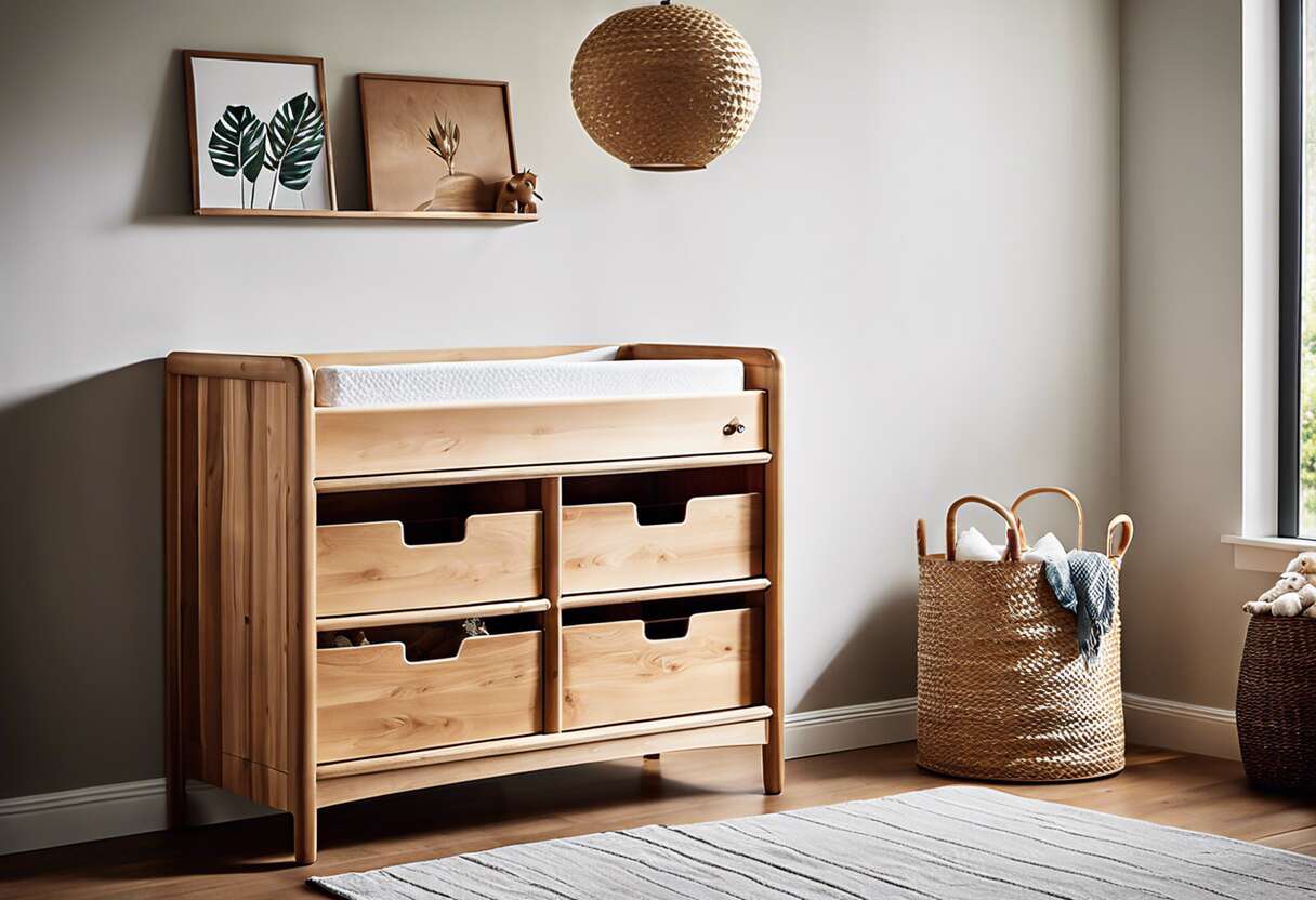 Durabilité et écologie : focus sur les commodes à langer en matériaux naturels