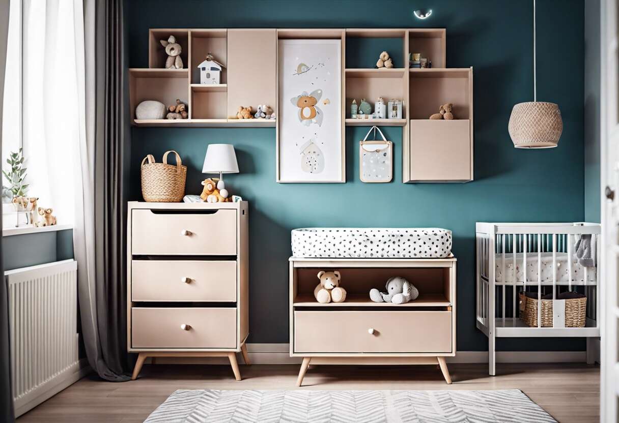 Espaces restreints : choisir une commode à langer compacte sans compromettre le style