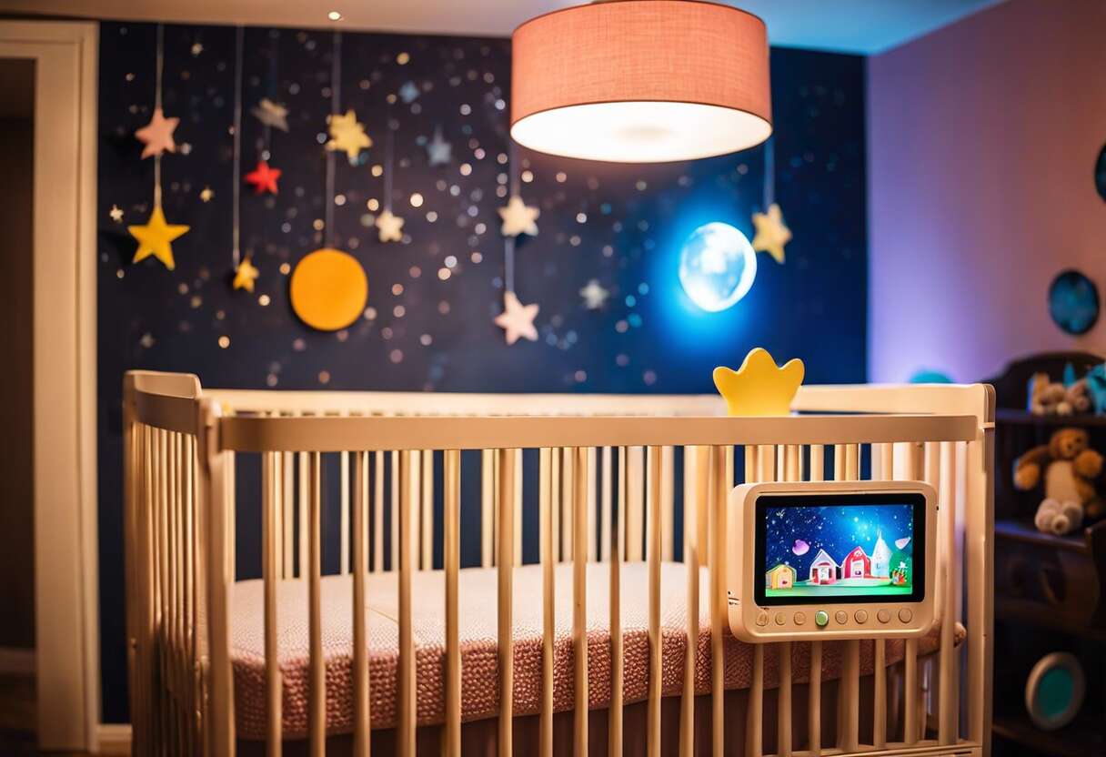 Fonctionnalités innovantes des mobiles de berceau high-tech