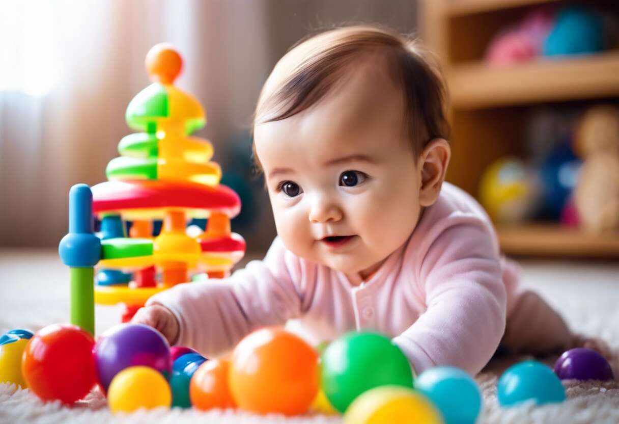 Le rôle des couleurs dans les jouets sensoriels pour l'éveil visuel