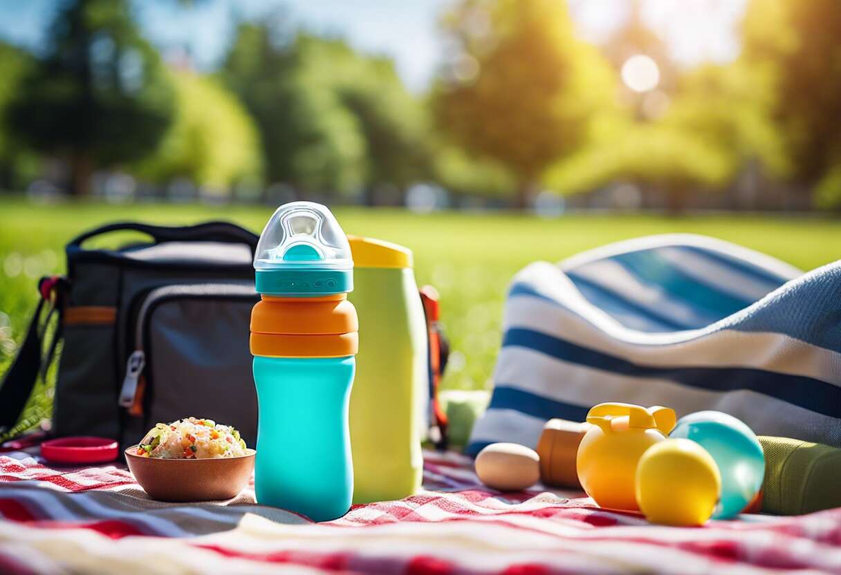 Gourdes et pots isothermes : l'allié des sorties avec bébé