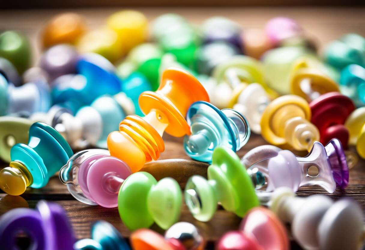 Types de tétines pour bébés : matériaux et formes