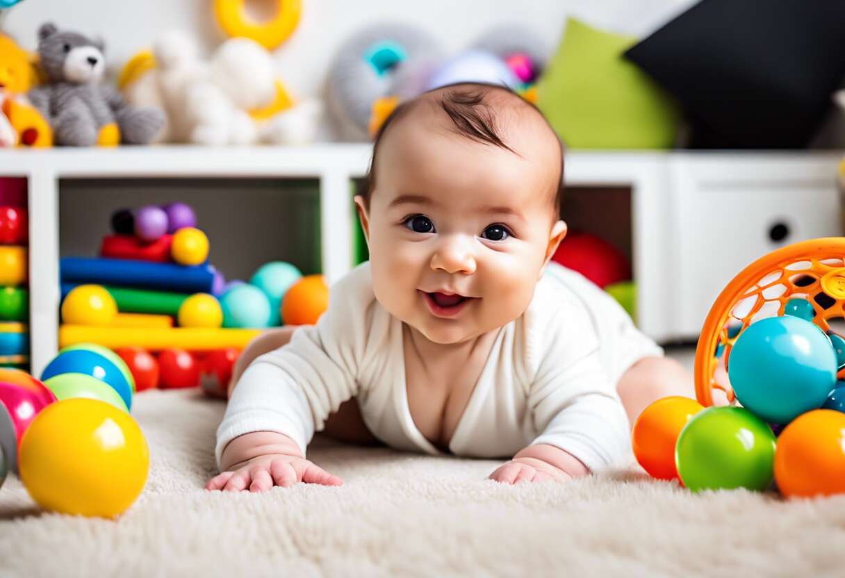Des jouets adaptés à la naissance jusqu'à 6 mois