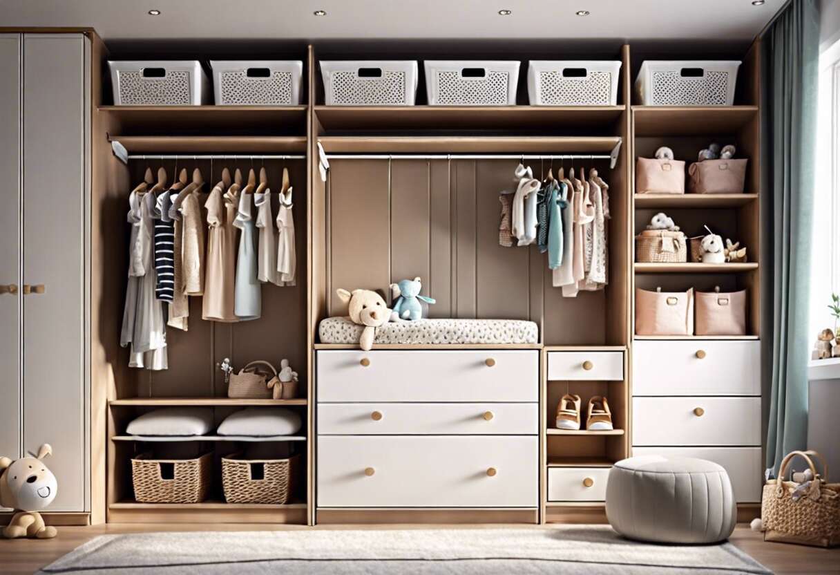 Choisir une armoire adaptée à la chambre de bébé