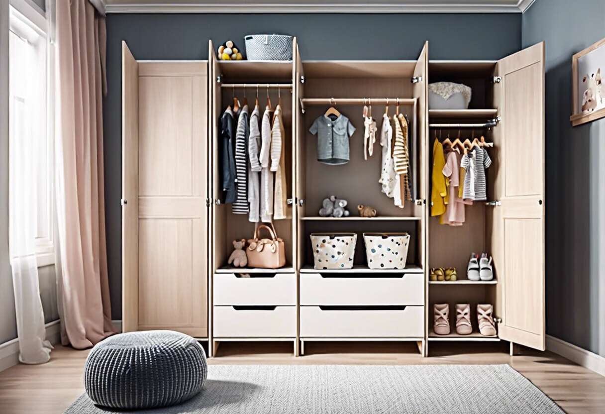 Critères de sélection d'une armoire bébé