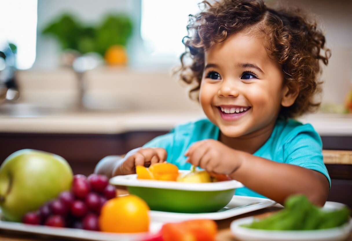 Alimentation des enfants : l'innovation des assiettes compartimentées