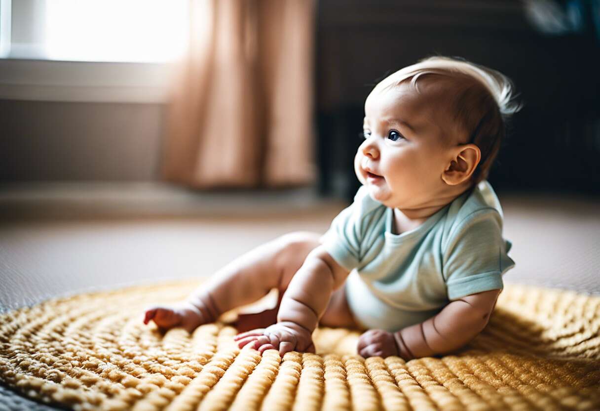 รveil sensoriel : comment les matiรจres des tapis influencent bรฉbรฉ ?