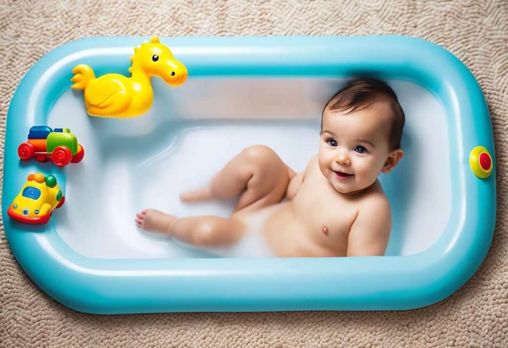 Le guide ultime des tapis antidérapants avec jeux intégrés pour la sécurité du bébé dans le baignoire