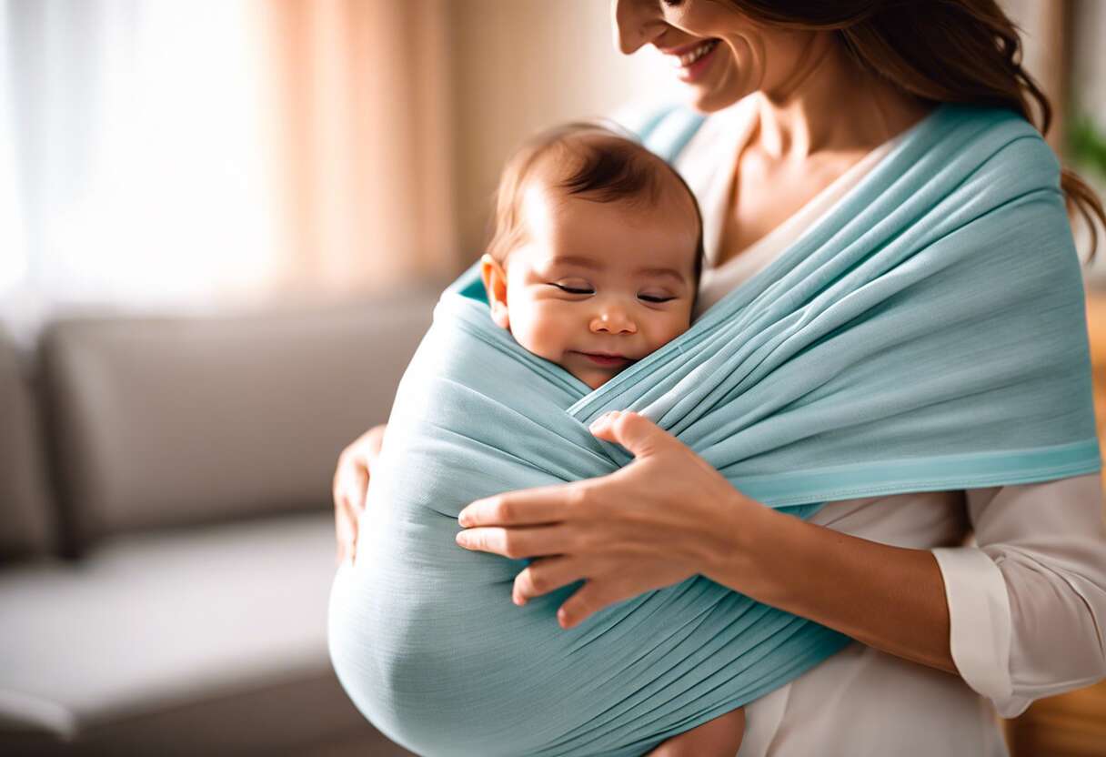 Porte-bébé en drap : sécurité et confort pour votre enfant