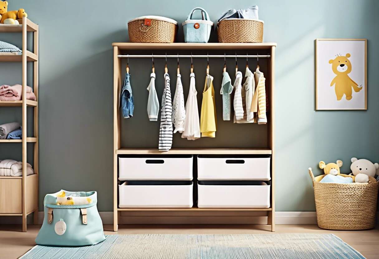 Organisation optimale : les accessoires indispensables pour armoire bébé
