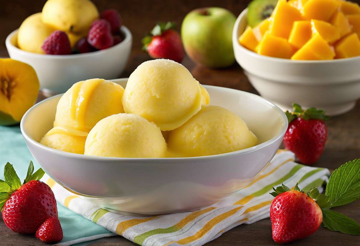 Dรฉlices glacรฉs sans danger pour bรฉbรฉ : sorbets fruitรฉs faits maison