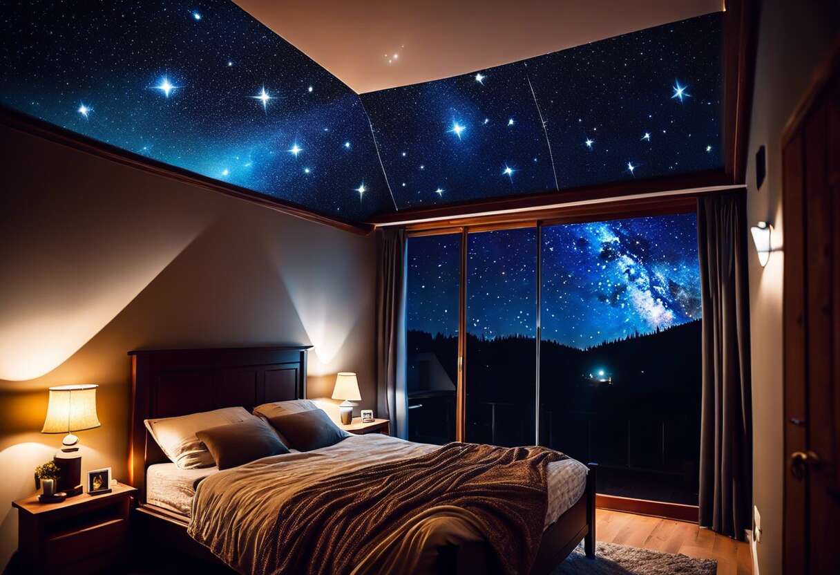 Projecteurs étoilés : transformer la nuit en aventure spatiale