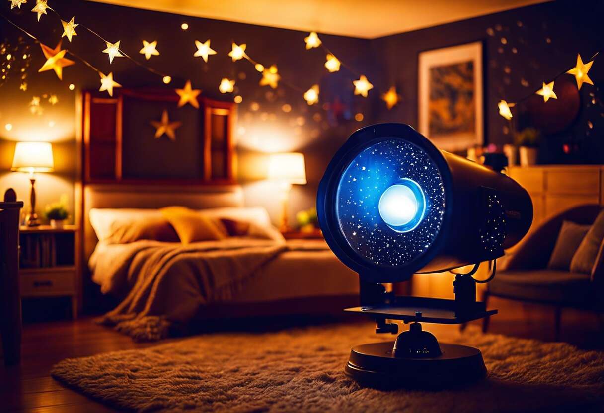 Tendance déco cosmique : intégrer un projecteur étoilé dans son intérieur