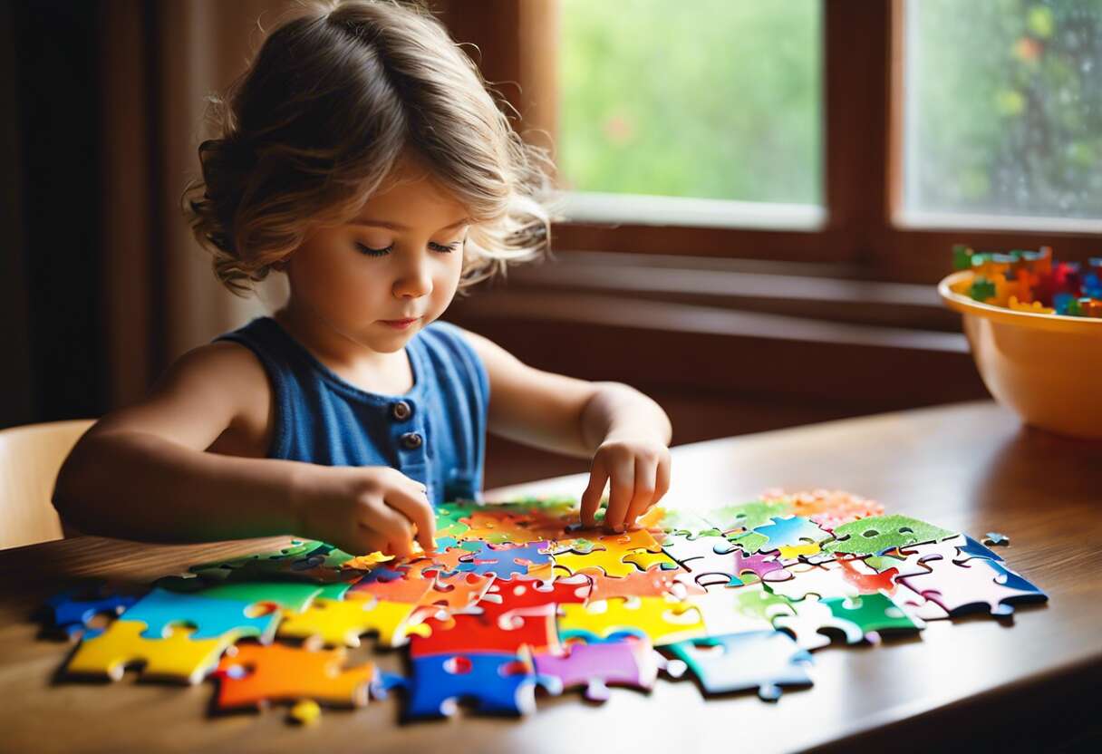 Les bienfaits des puzzles en termes de concentration chez le jeune enfant