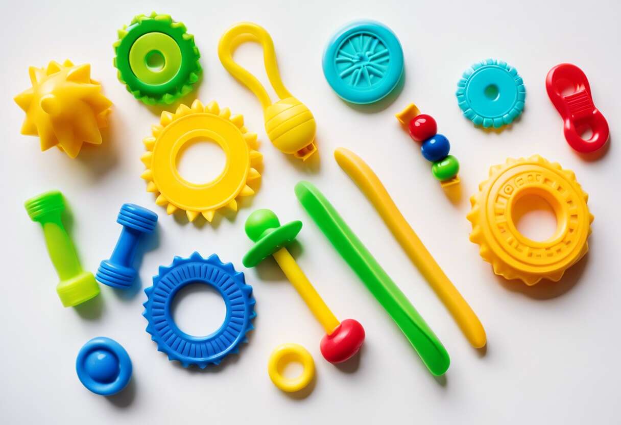 Anneau De Dentition Bébé Akolik - Silicone Alimentaire, Sans BPA - Jouet Apaisant 0-12 Mois