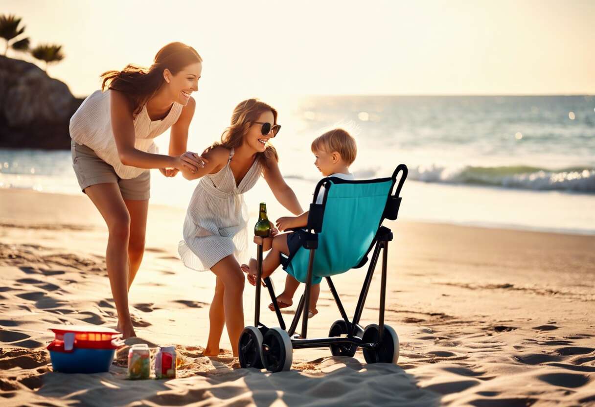 Rehausseurs de chaise portables : top choix pour les familles nomades