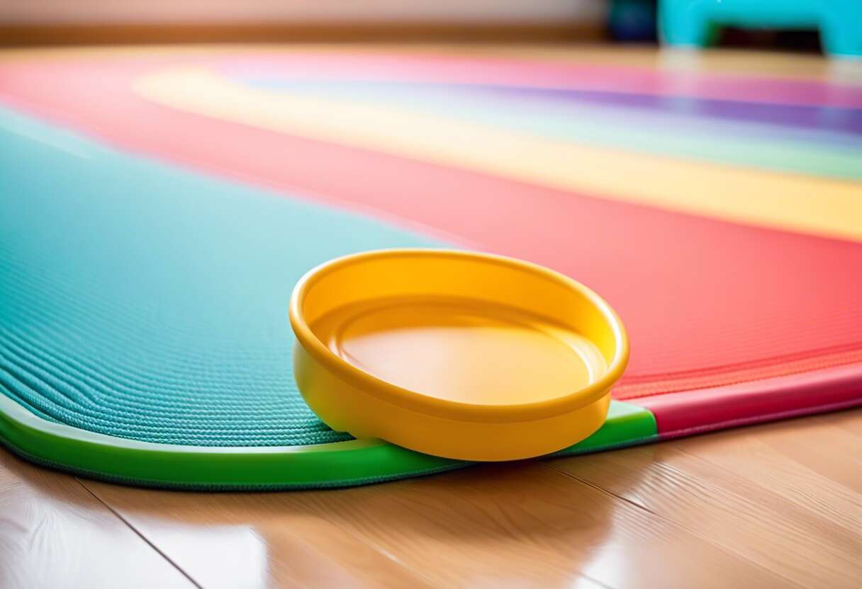 Systรจme anti-dรฉrapant sur un tapis dโรฉveil : est-ce vraiment nรฉcessaire ?