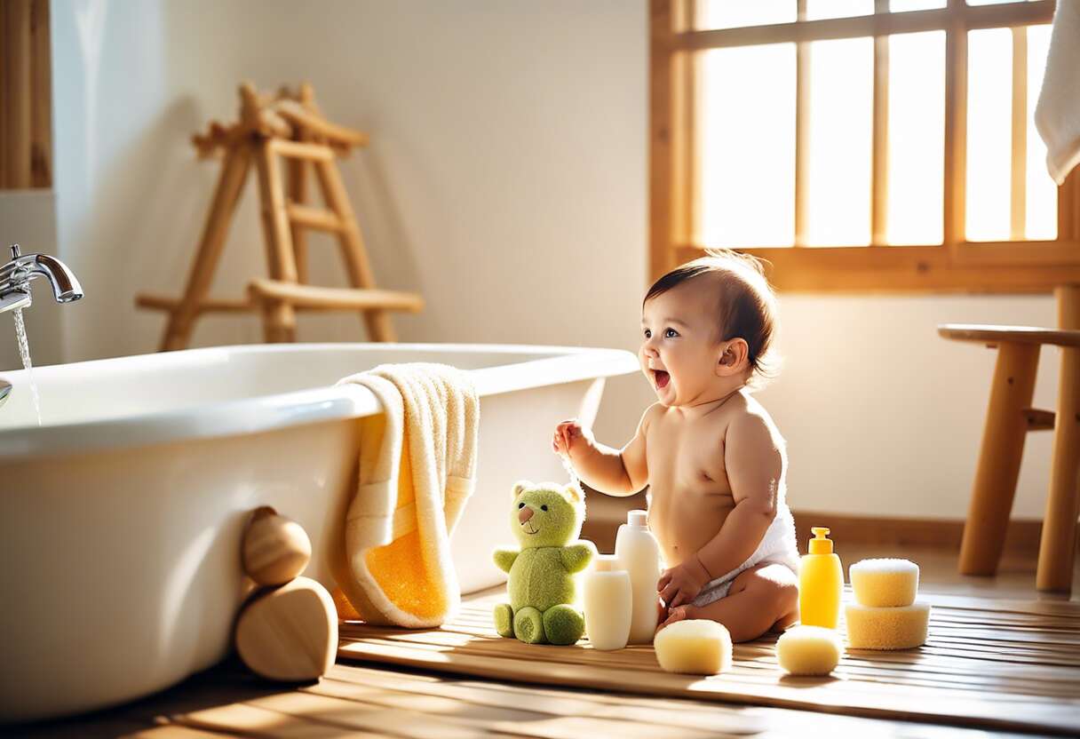 Gels douche et shampooings bio pour bébés : notre sélection douceur