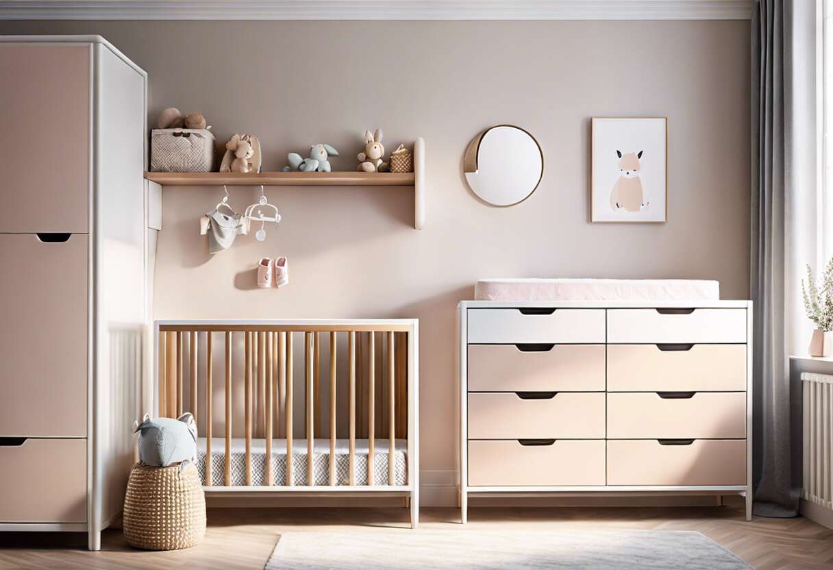 Commode ou table ร langer ? Avantages comparatifs pour un choix รฉclairรฉ