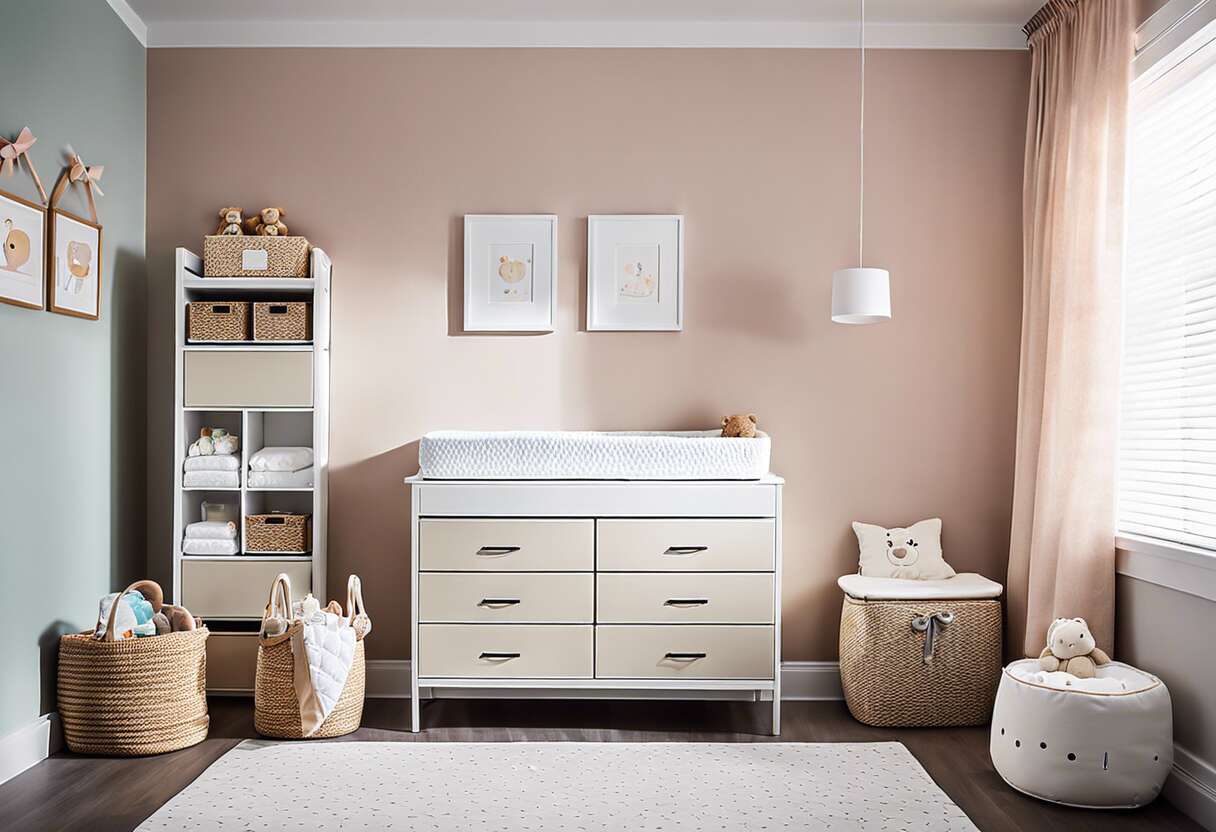 Les accessoires indispensables pour une fonctionnalité maximale du meuble à langer