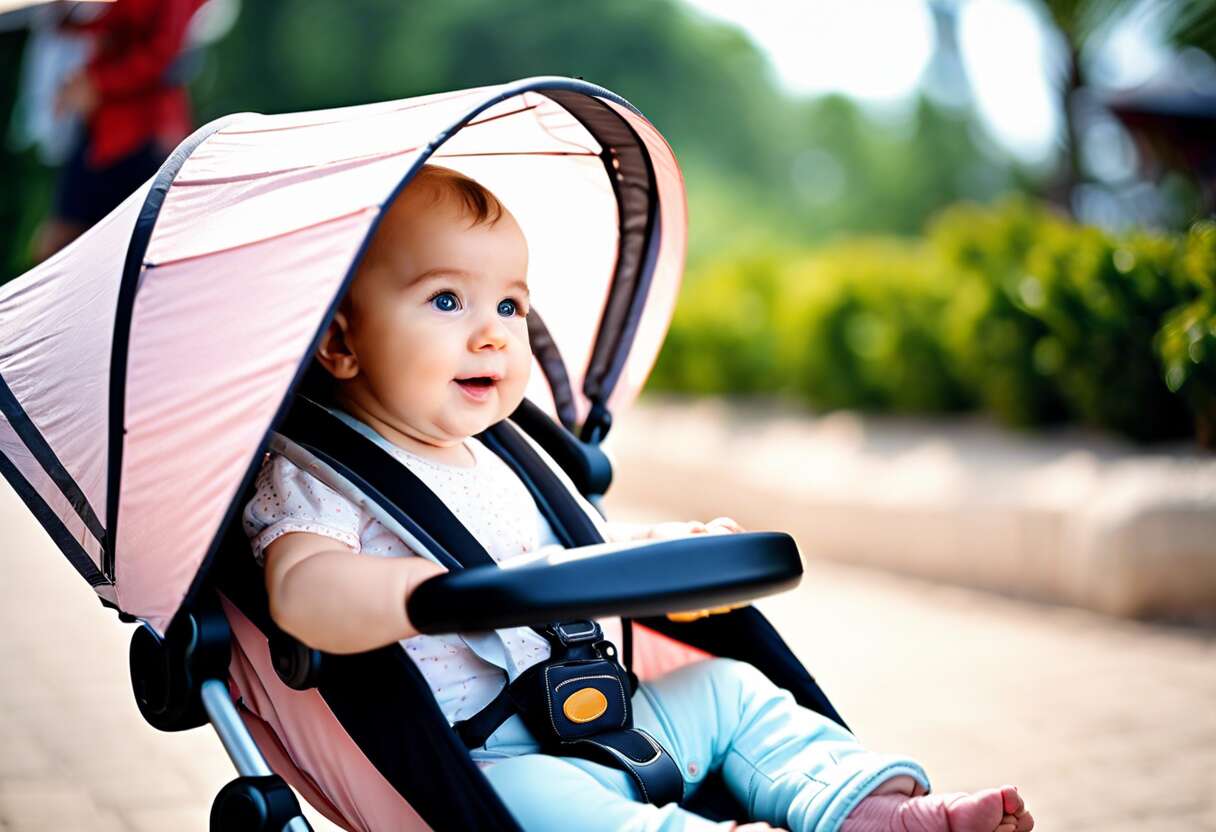 La protection solaire en balade : pare-soleils et ombrelles pour bébés