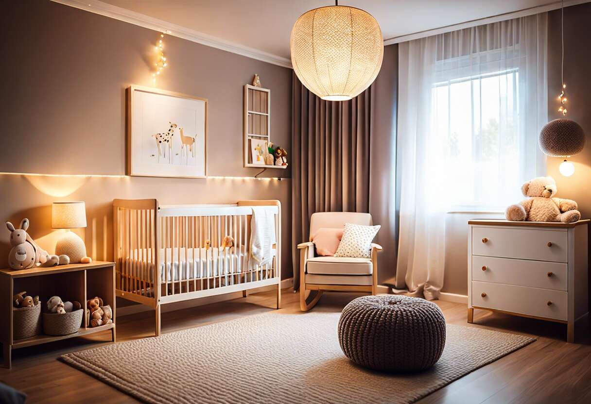 L'importance d'un éclairage adapté à la chambre de bébé