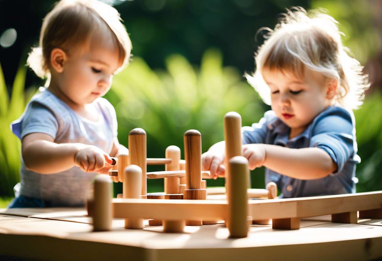 Les bienfaits des jeux d'imitation en bois sur l'autonomie infantile
