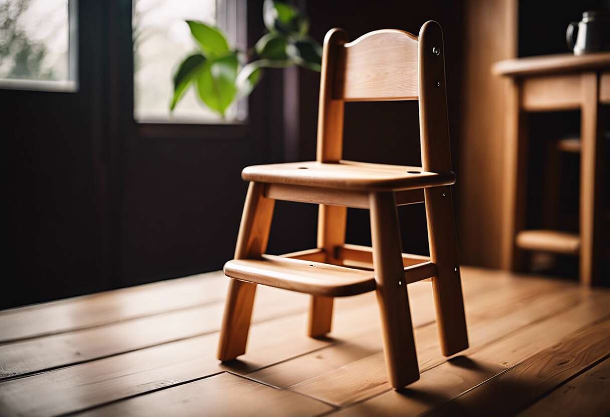 La chaise haute en bois : allier robustesse, esthétique et écologie