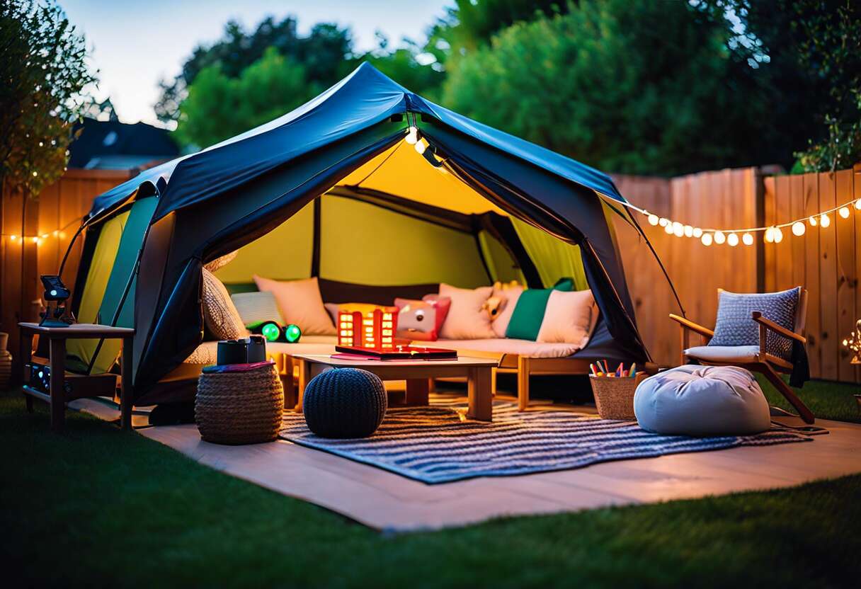 Les accessoires indispensables pour enrichir l'expérience de jeu en tente