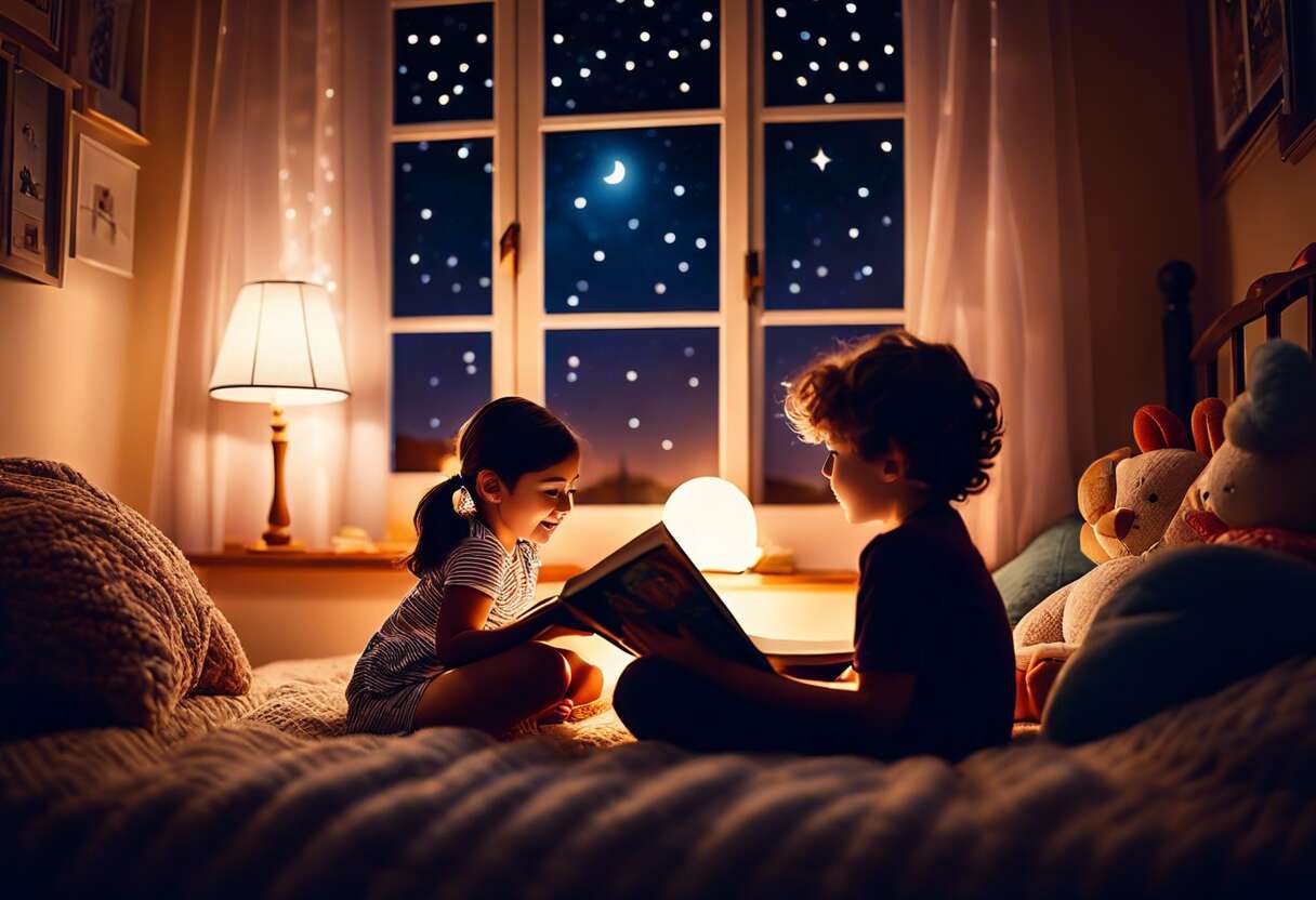 Créer une routine du coucher enrichissante avec la lecture