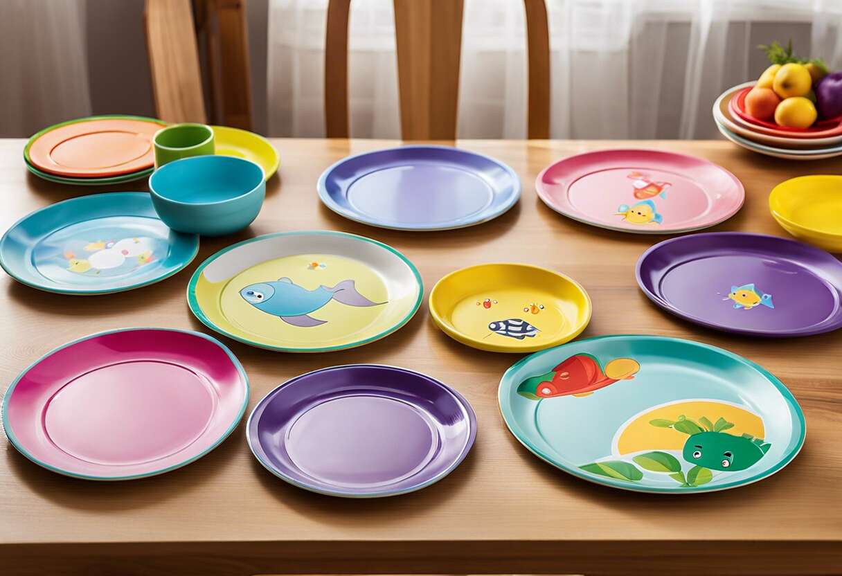 Des designs attrayants pour captiver les enfants : une vaisselle ludique et sécurisée