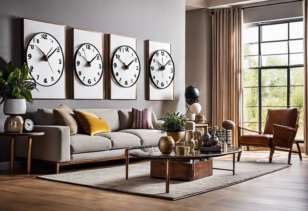 Le charme intemporel des horloges murales décoratives