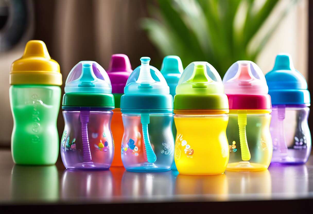 Biberons et tasses transitionnelles : trouver le bon modèle pour son enfant