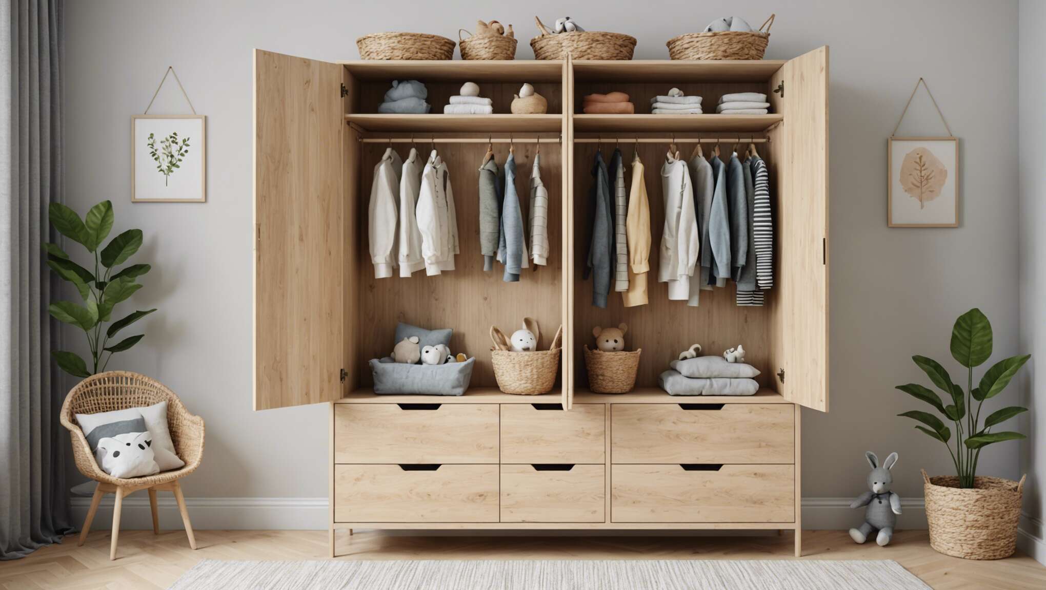 Tendance รฉcoresponsable : armoires en matรฉriaux durables pour nourrisson