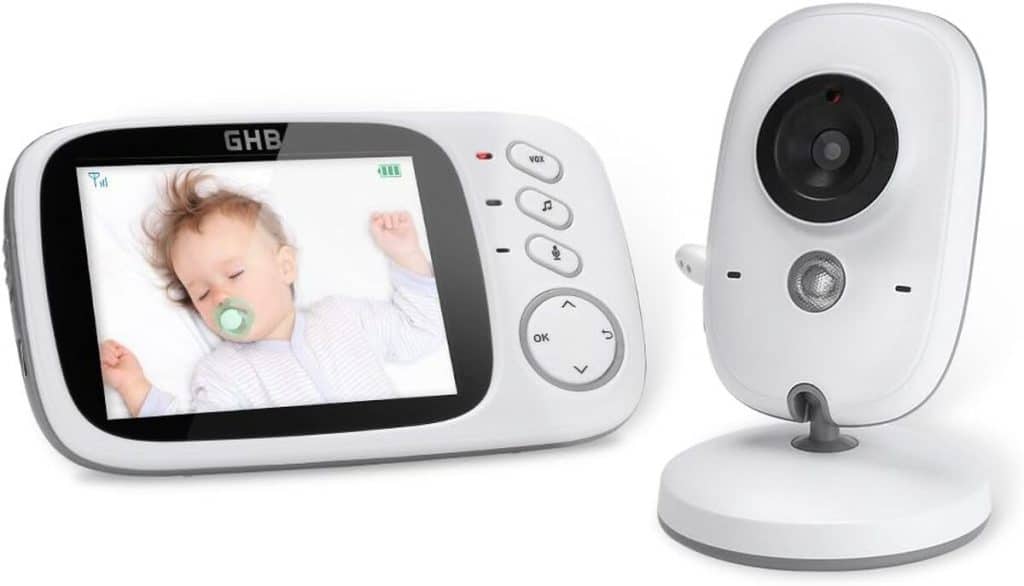 Test Babyphone GHB : moniteur Vidéo 3. 2" avec Vision Nocturne