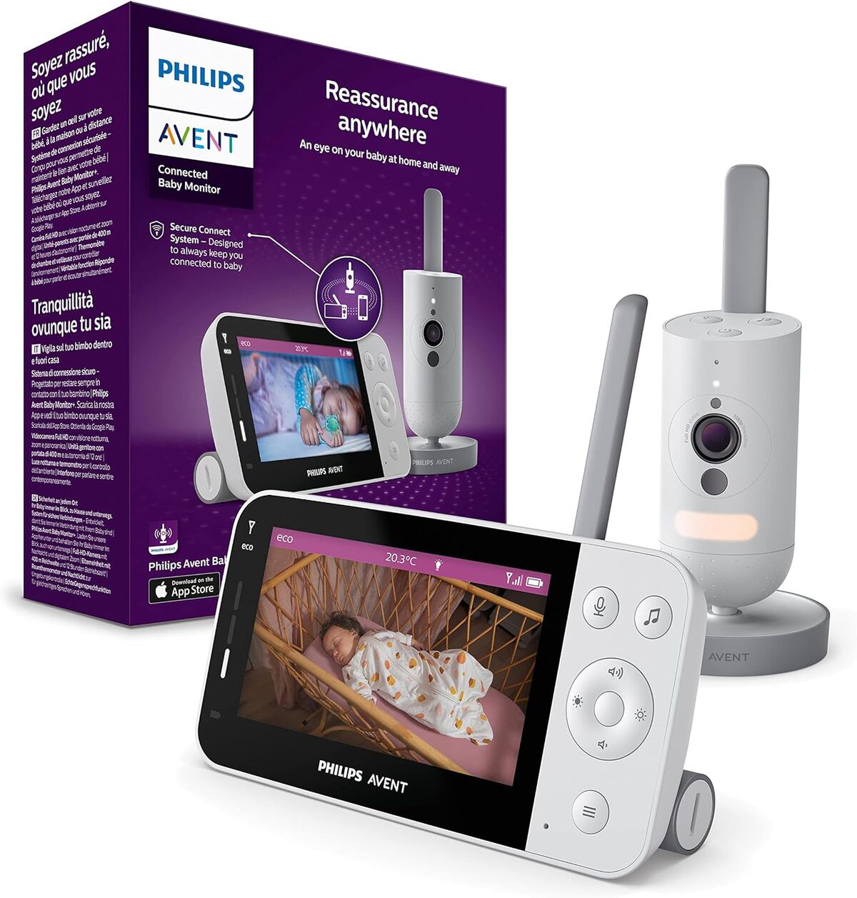 Test Babyphone Philips Avent : full HD, vision Nocturne et Audio Bidirectionnel