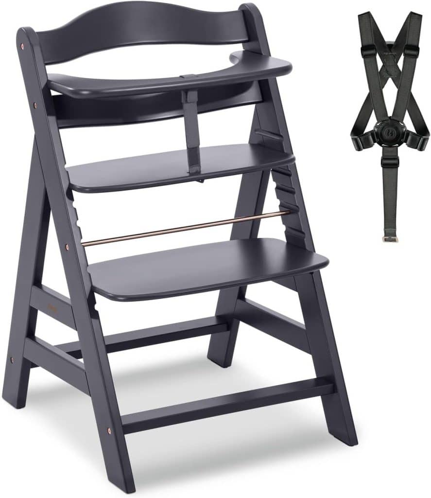 "Test chaise haute bébé Hauck Alpha Plus : évolutive et durable"