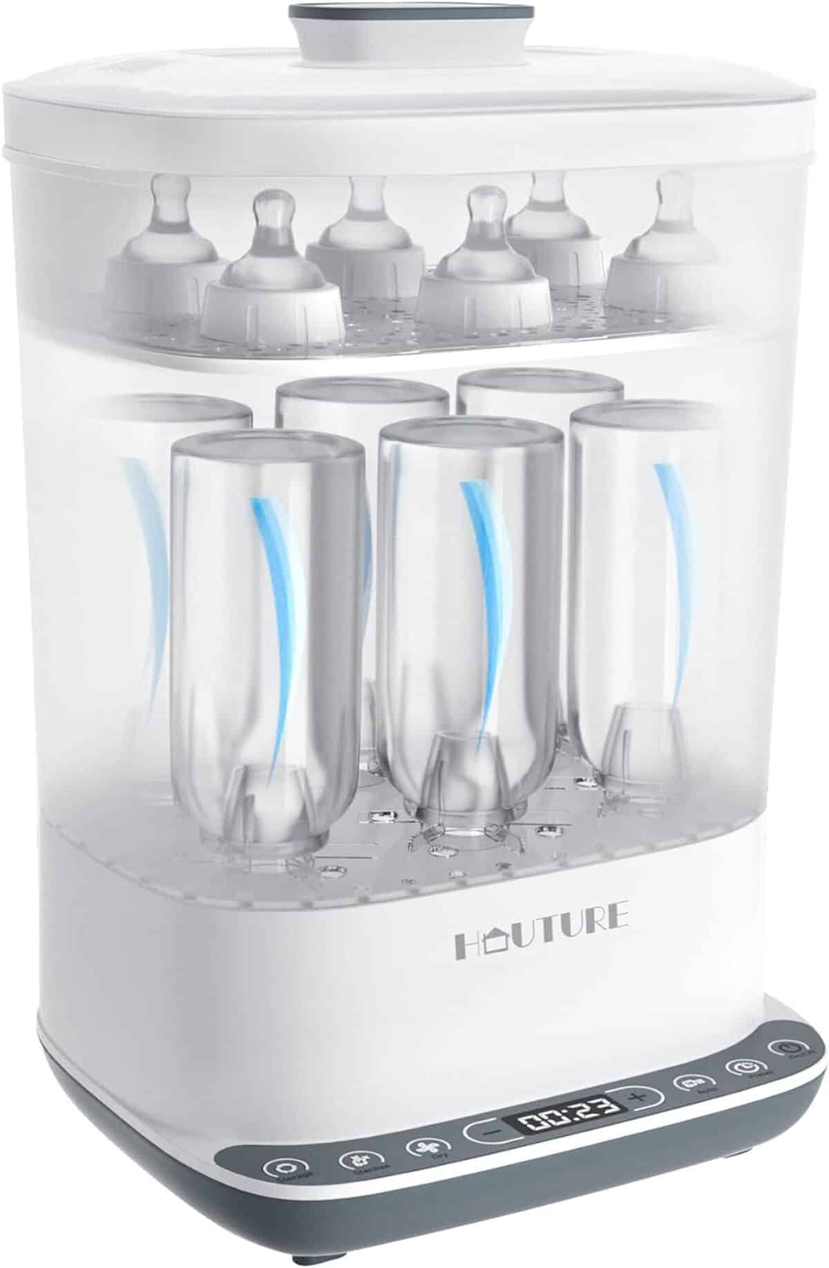 Test produit : stรฉrilisateur 6 en 1 et sรฉchoir ร biberons - Efficacitรฉ et technologie au rendez-vous