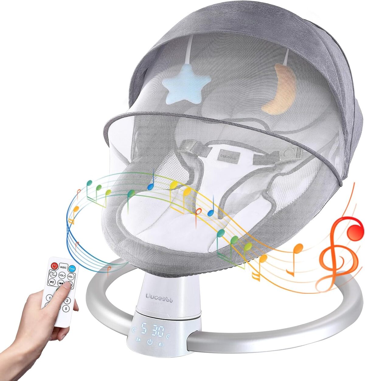 Transat Uuoeebb : balancelle électrique et connectée dès la naissance