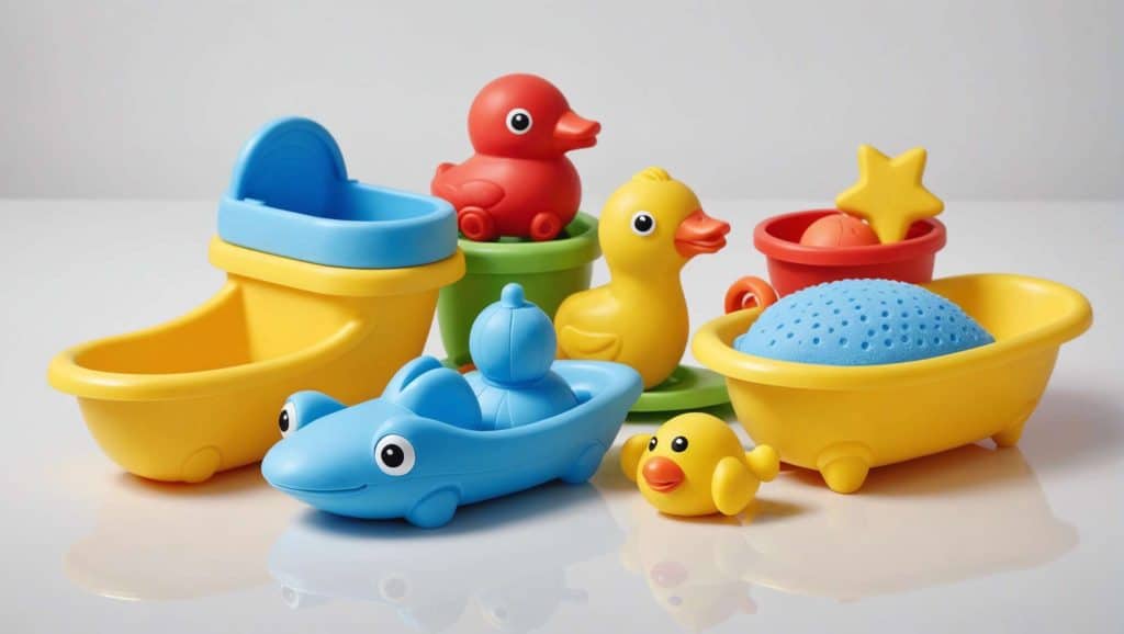 Quels sont les matériaux sûrs pour les jouets de bain bébé ?